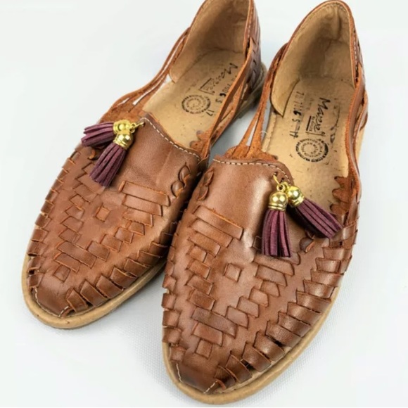 Maxx by Avalos Woven Sandals Mexican Huarache 7.5 - Picture 3 of 7